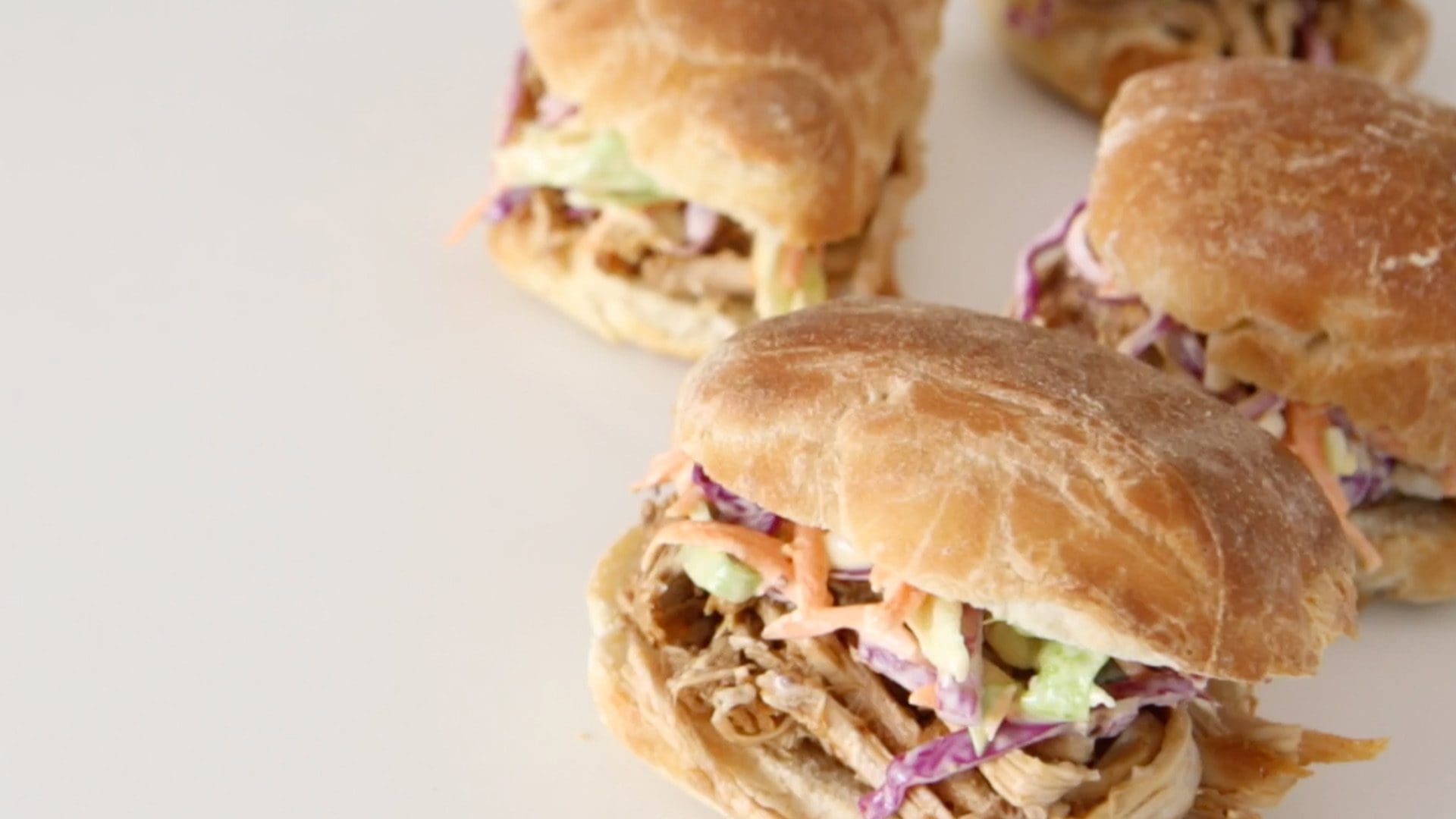 Pulled-pork buns